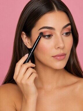 Morphe V206 Domed Crease Eyeshadow Brush - Black